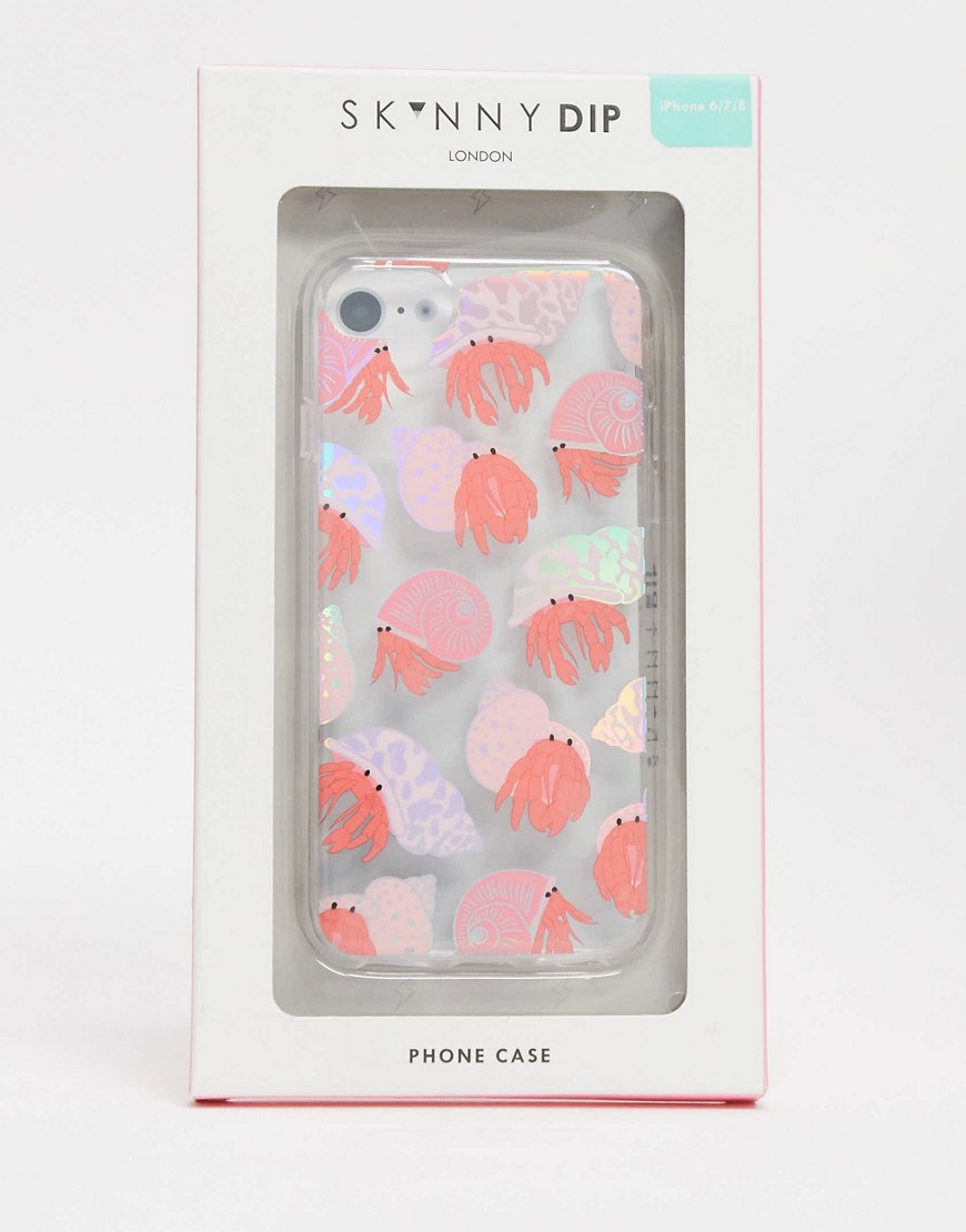 Skinnydip iphone 6/6S/7/8 hermit case-Pink