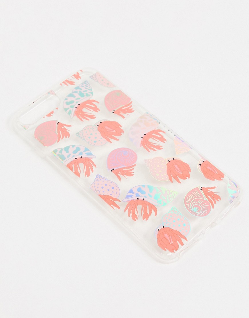 Skinnydip - iPhone 6/6S/7 PLUS & 8 PLUS hoes met schattige krabbetjes-Roze