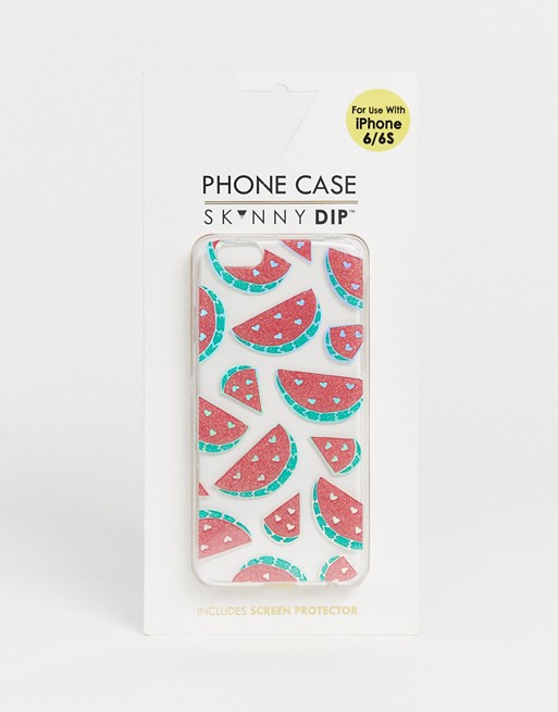 Skinnydip iphone 6/6S phone case in watermelon print