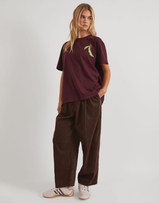 Skinnydip Le petit pois t-shirt in black, 2 of 4