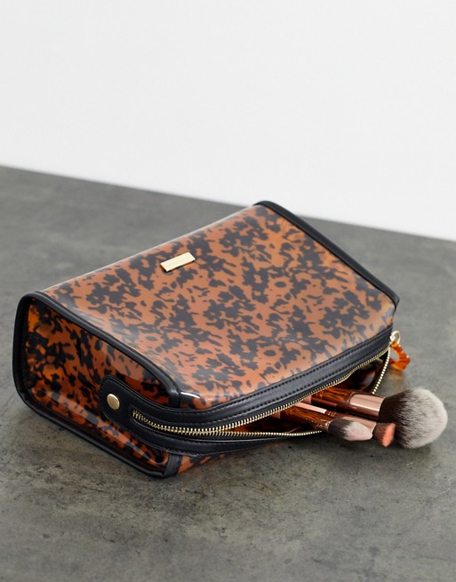Skinnydip leopard cosmetic bag