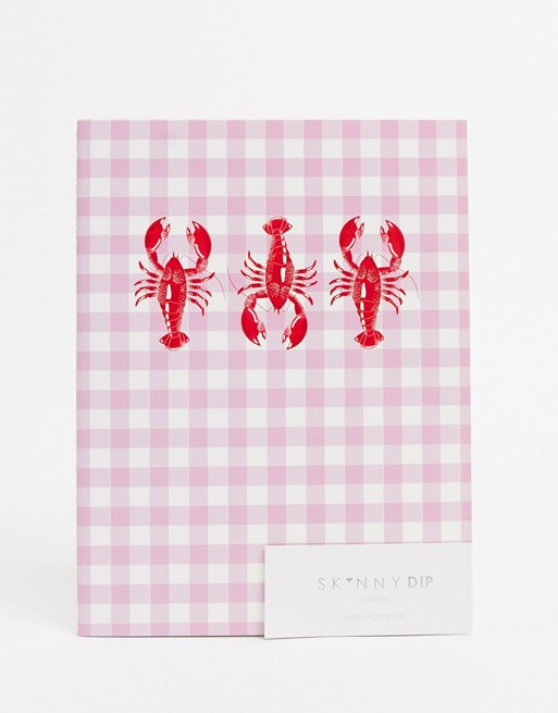 Skinnydip lobster picnic notebook
