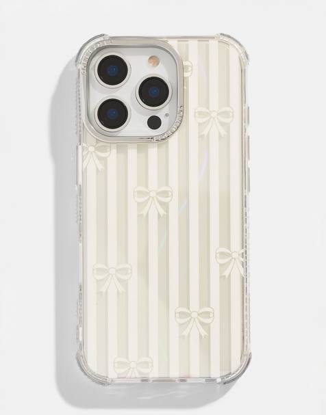 Skinnydip London Bow Stripe Shock iPhone Case - view 1