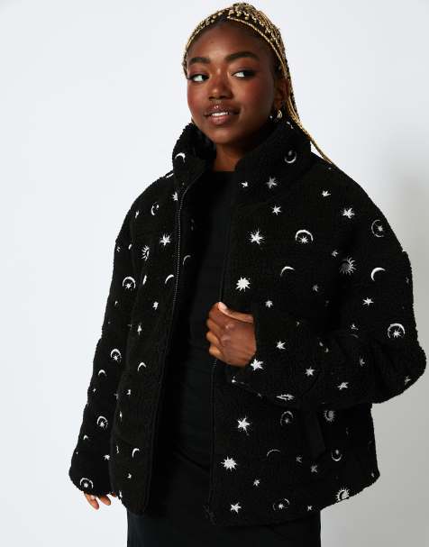 Skinnydip london celestial borg puffer in black in black - view 1