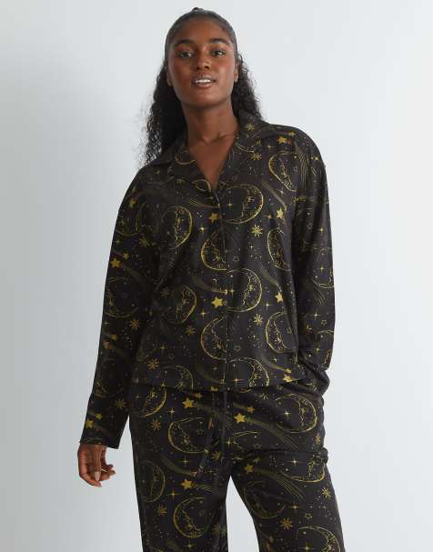Skinnydip london celestial pyjama set in black in black - BLACK - view 1