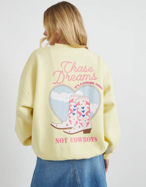 Skinnydip London Chase Dreams Not Cowboys Sweatshirt - view 1