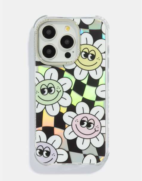 Skinnydip London Chill Daisy Check Shock iPhone Case - view 1
