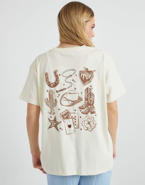 Skinnydip London Cowgirl Sketch T-Shirt - view 1