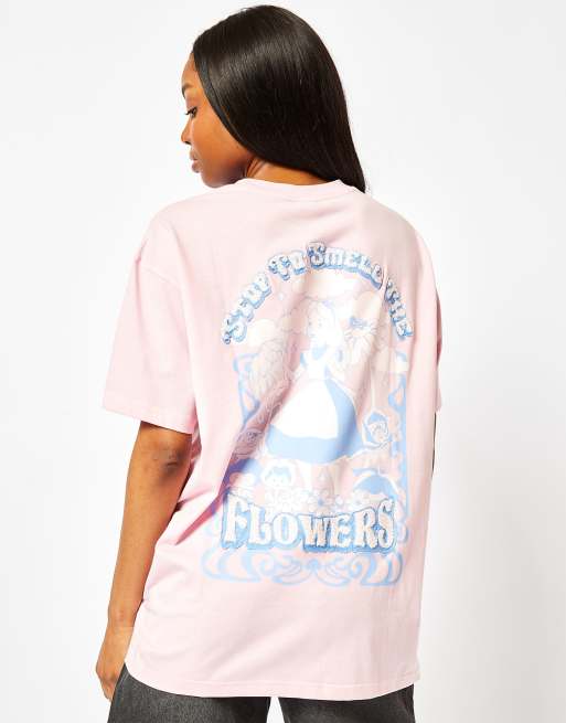 Skinnydip London Disney Alice In Wonderland Flowers T-Shirt