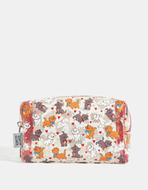 Skinnydip London Disney Aristocats Ditsy Heart Makeup Bag