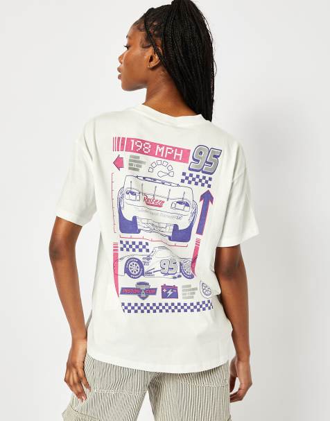 Skinnydip london disney cars t-shirt in white - view 1