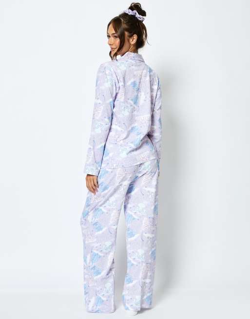 Skinnydip London Disney Castle Pyjama Set in Lilac, 2 of 4
