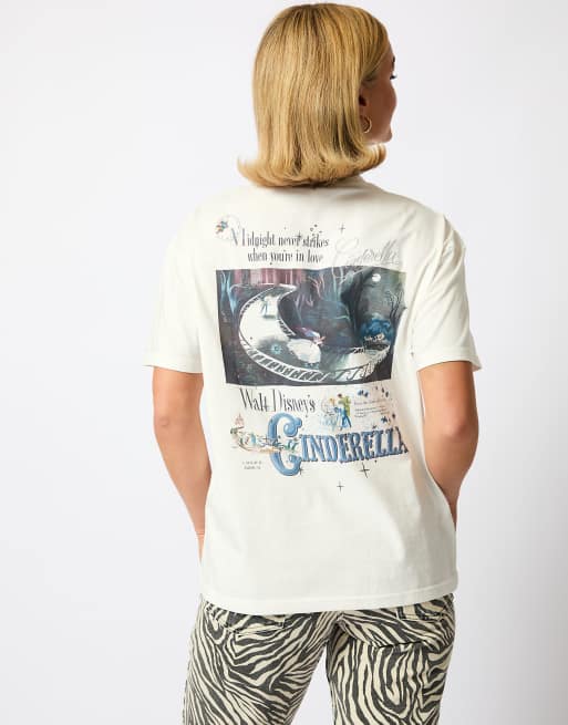 Skinnydip London Disney Cinderella Vintage T-Shirt in Ecru