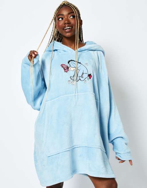 Skinnydip London Disney Eeyore Blanket Hoodie in Blue