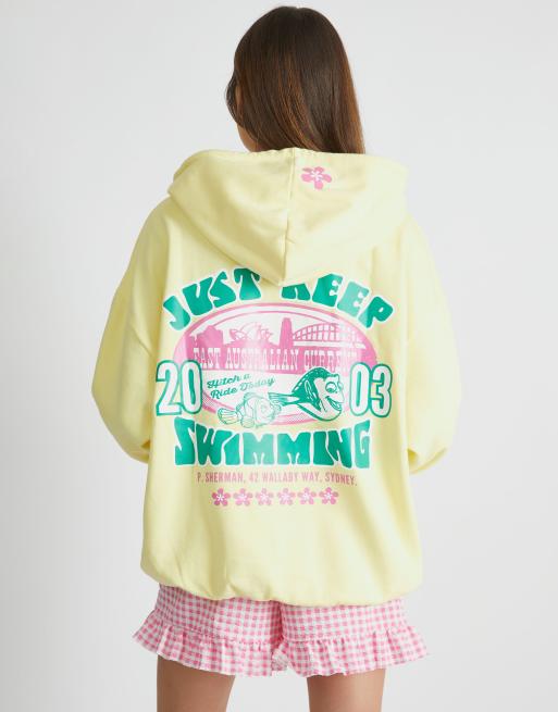 Skinnydip London Disney Finding Nemo Just Keep Swimming Hoodie