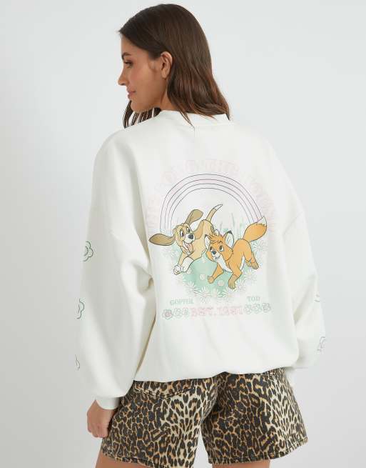Skinnydip London Disney Fox & The Hound Flower Sweatshirt