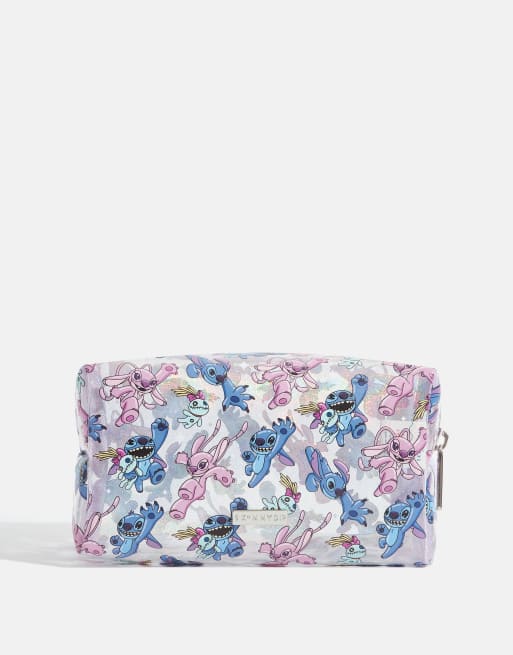 Skinnydip London Disney kawaii stitch make up bag in blue