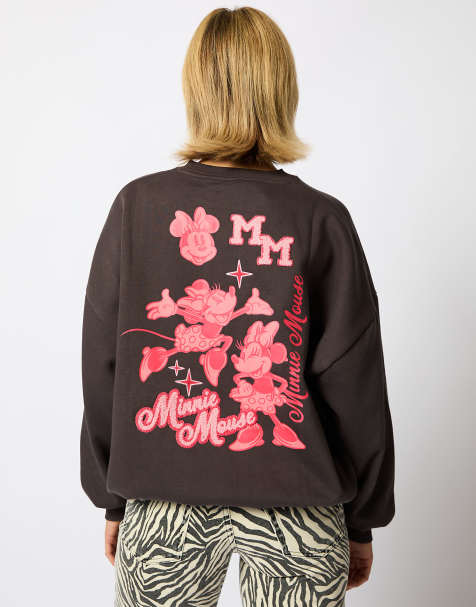 Skinnydip London Disney Minnie Mouse Acid Wash Sweatshit - view 1
