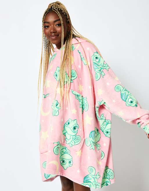 Skinnydip london disney pascal blanket hoodie in pink in pink