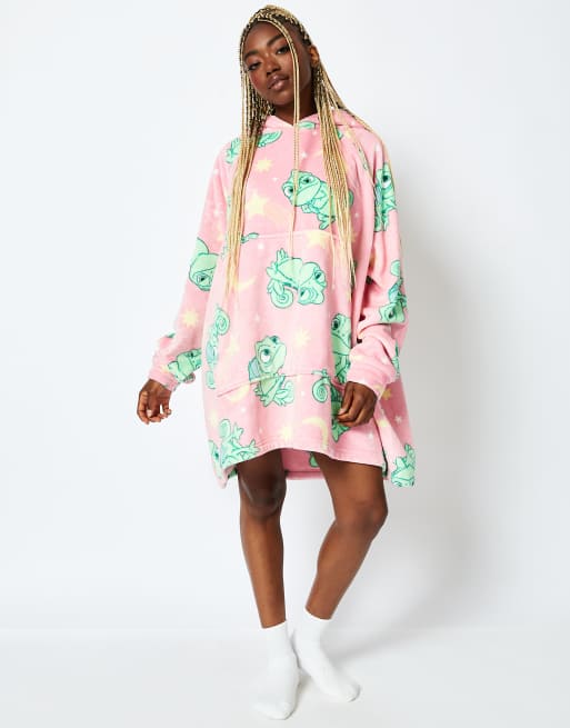 Skinnydip london disney pascal blanket hoodie in pink | ASOS