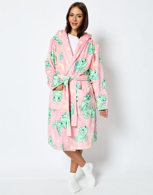 Skinnydip London Disney Pascal Print Dressing Gown in Pink