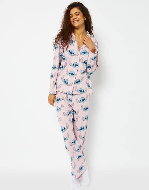 Skinnydip London Disney Pink Stitch Pyjama Set