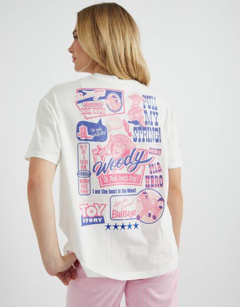 Skinnydip london disney toy story poster t-shirt in white - view 1