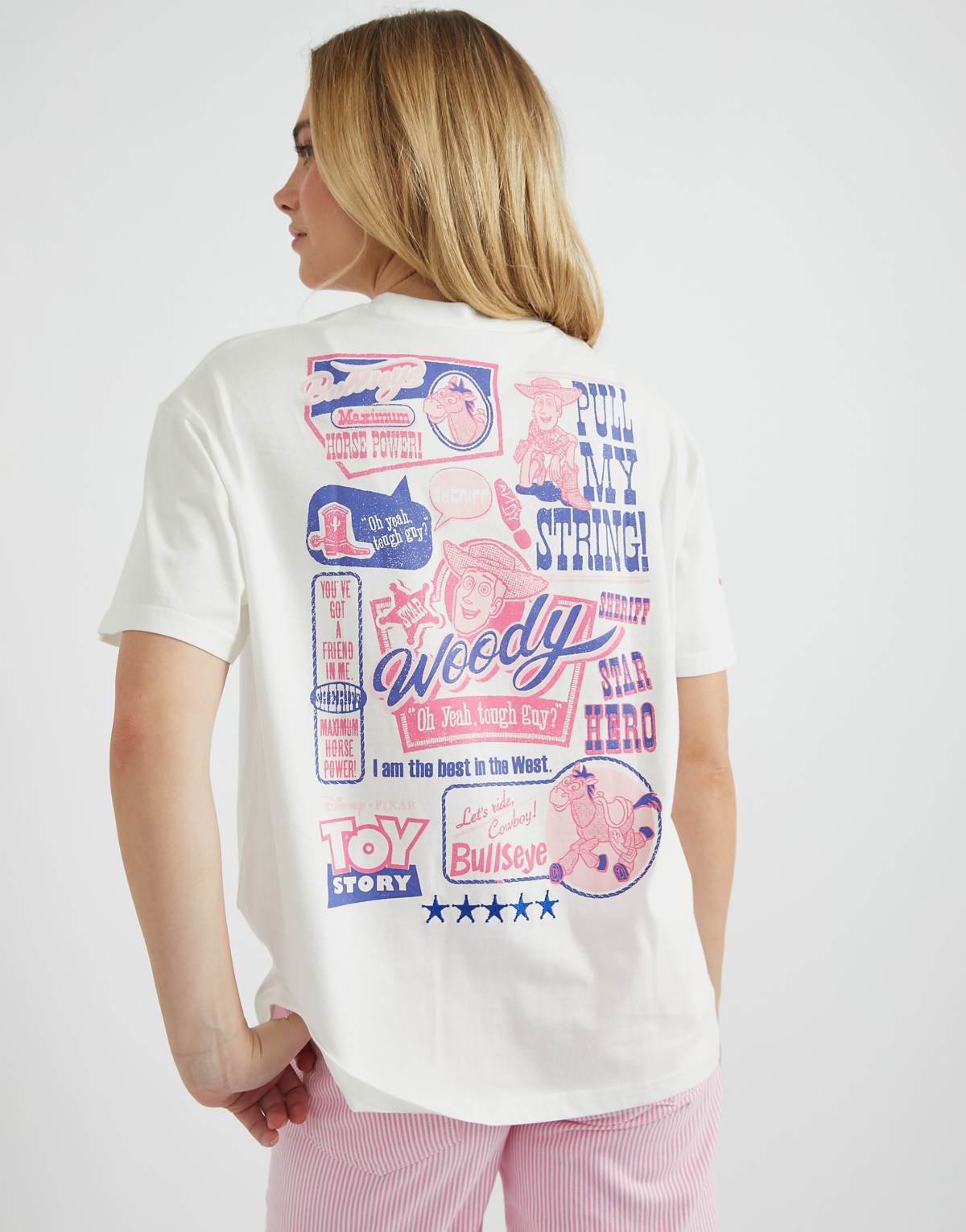 Skinnydip london disney toy story poster t-shirt in white