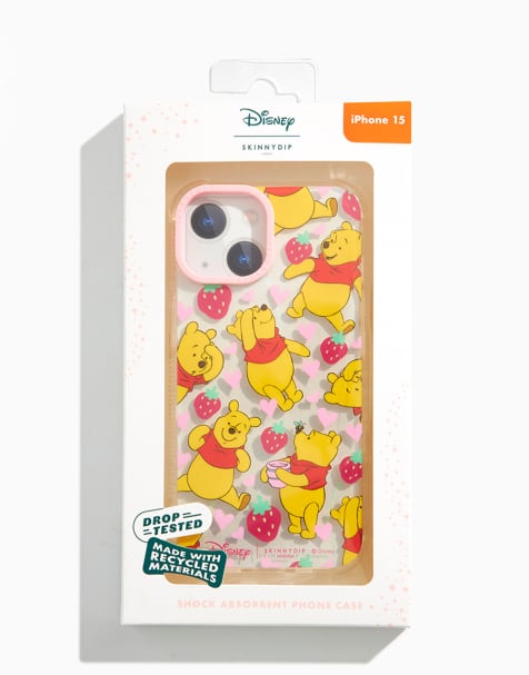 Skinnydip london disney winnie the pooh strawberry shock iphone case in red - view 1