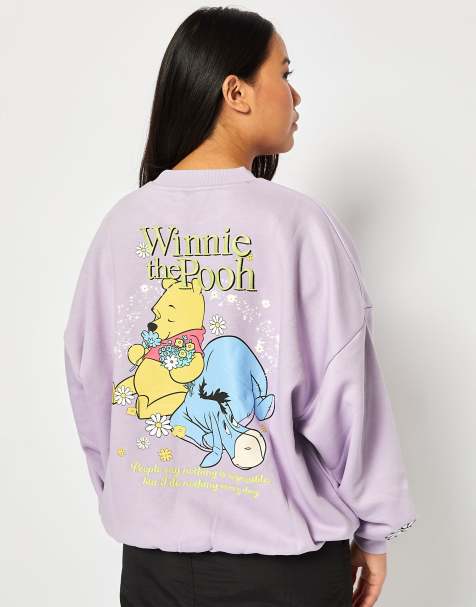 Skinnydip London Disney Winnie the Pooh Sweatshirt in Lilac - view 1