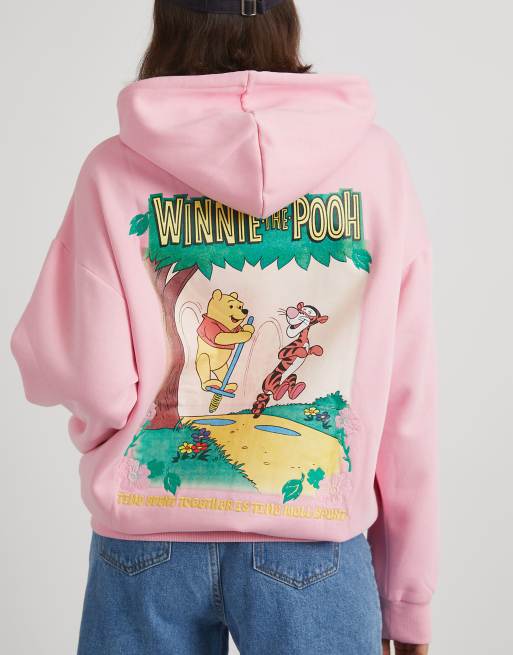 Skinnydip London Disney Winnie The Pooh Time Well Spent Hoodie in Pink