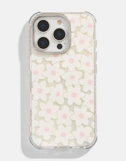 Skinnydip london ecru multi flower iphone case in pink ASOS