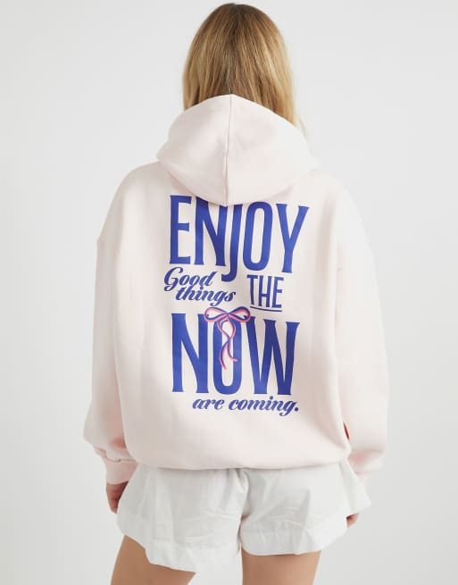 Skinnydip London Enjoy The Now Hoodie