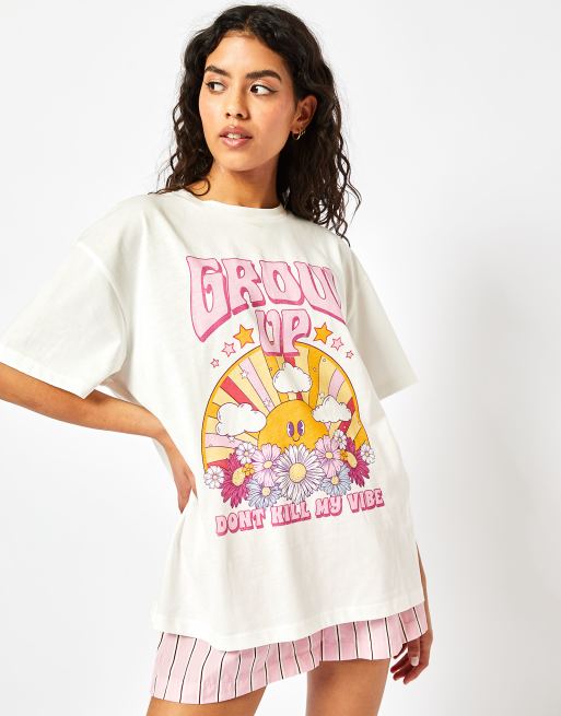 Skinnydip London Grow Up Oversized T-Shirt