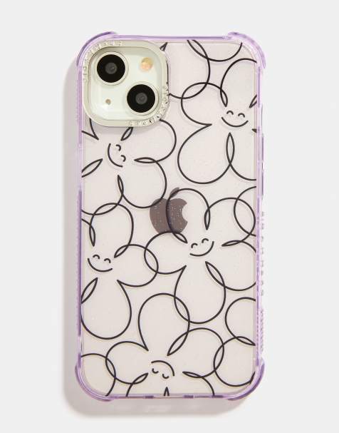 Skinnydip London Happy Flower Line Shock iPhone Case - view 1