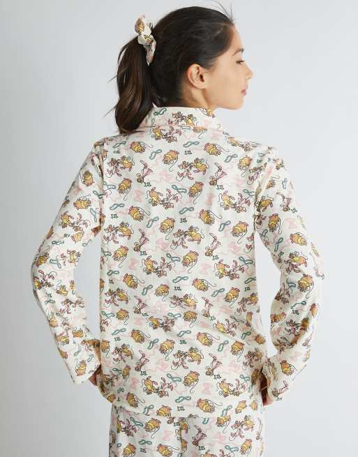 Skinnydip london jaq & gus pyjama set in ecru in white , 2 of 4