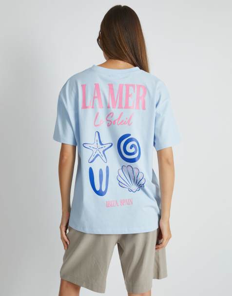 Skinnydip london la mer t-shirt in blue - view 1