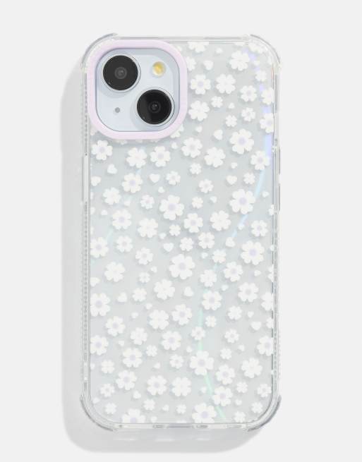 Skinnydip London Lilac Holo Daisy Shock iPhone Case