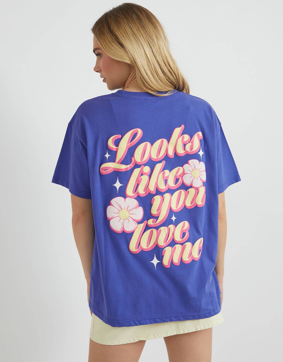 Skinnydip london looks like you love me t-shirt in navy