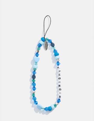  Skinnydip London Midnights Blue Beaded Phone Strap