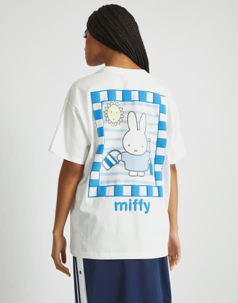 Skinnydip london miffy beach t-shirt in white 