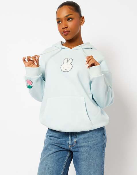 Skinnydip London Miffy Blue Acid Wash Hoodie - view 1
