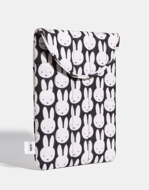 Skinnydip london miffy laptop sleeve in black 14"" in black - view 1