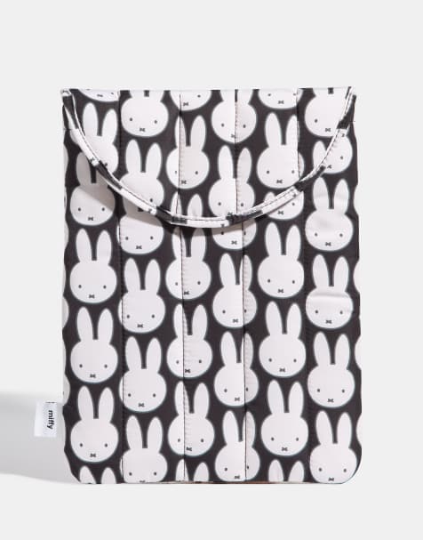Skinnydip london miffy laptop sleeve in black 16"" in black - view 1