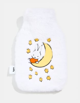 Skinnydip london miffy moon hot water bottle in white
