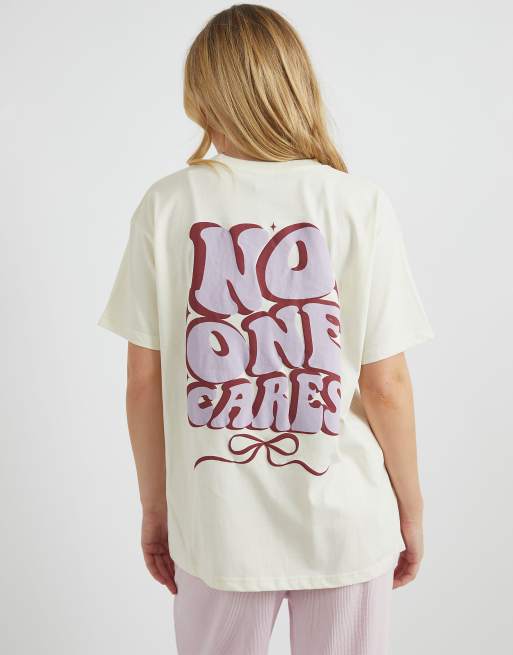 Skinnydip London No One Cares T-Shirt