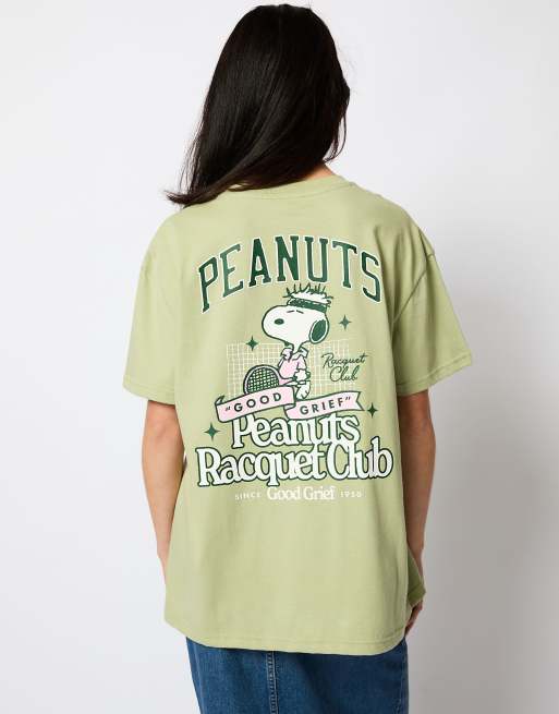 Skinnydip London Peanuts Country Club T-Shirt in Green