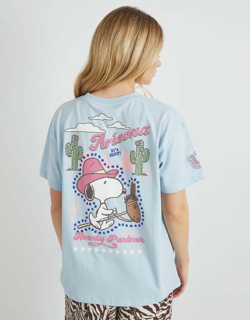 Skinnydip London Peanuts Snoopy Howdy Partner T-Shirt