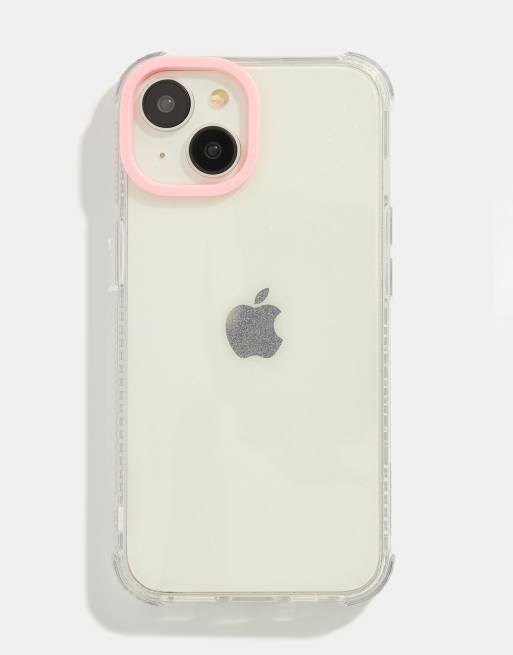 Skinnydip London Pink Minimal Glitter Shock iPhone Case