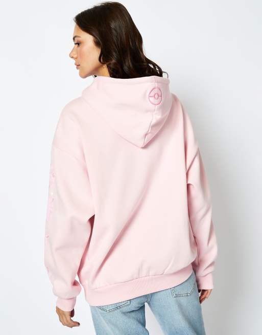 Skinnydip London Pokemon Pink Hoodie ASOS